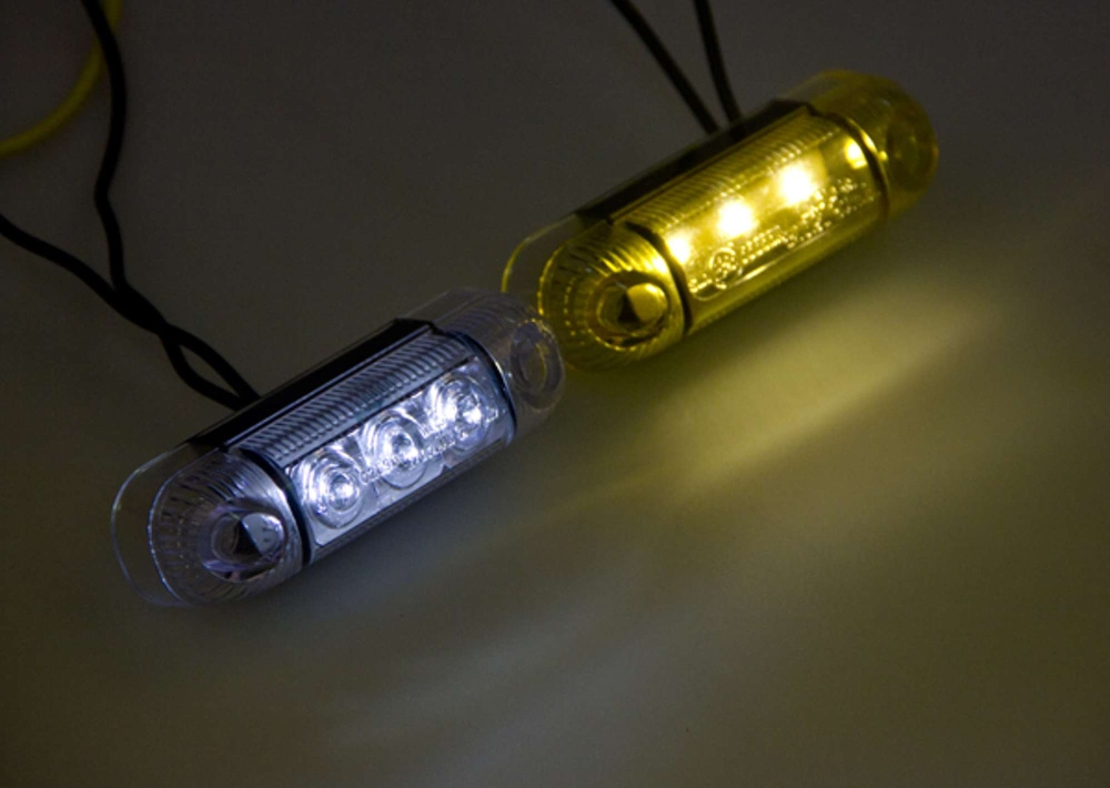 Strands Pos.Ljus 3 LED Keltainen,12-24V