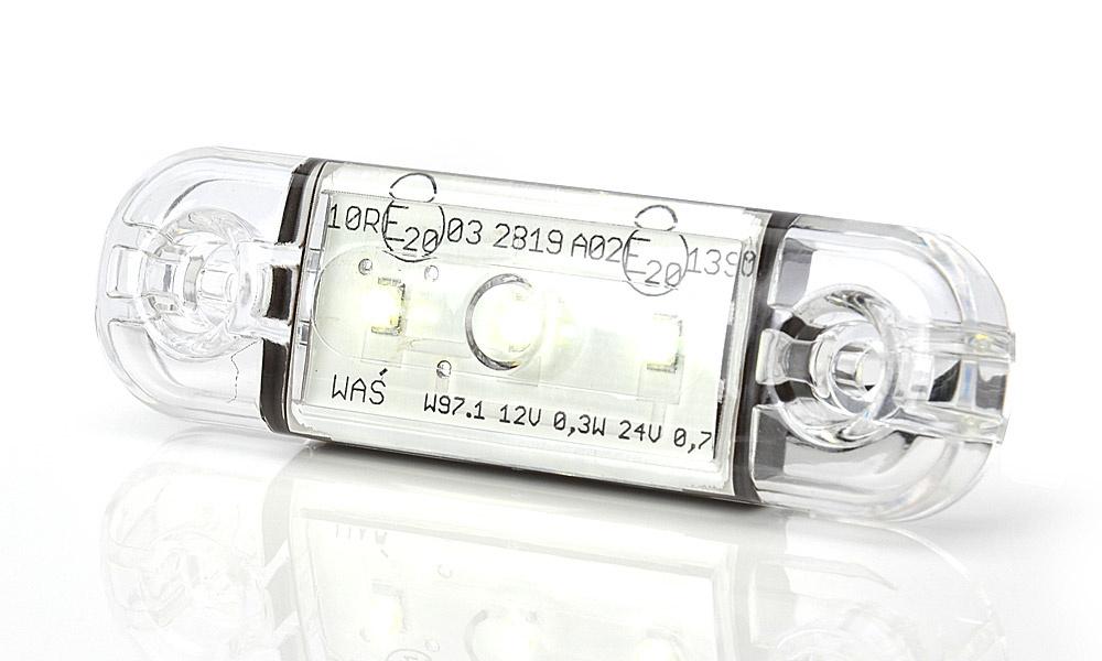 Strands Sivumerkki 3 LED, Kirkas Linssi