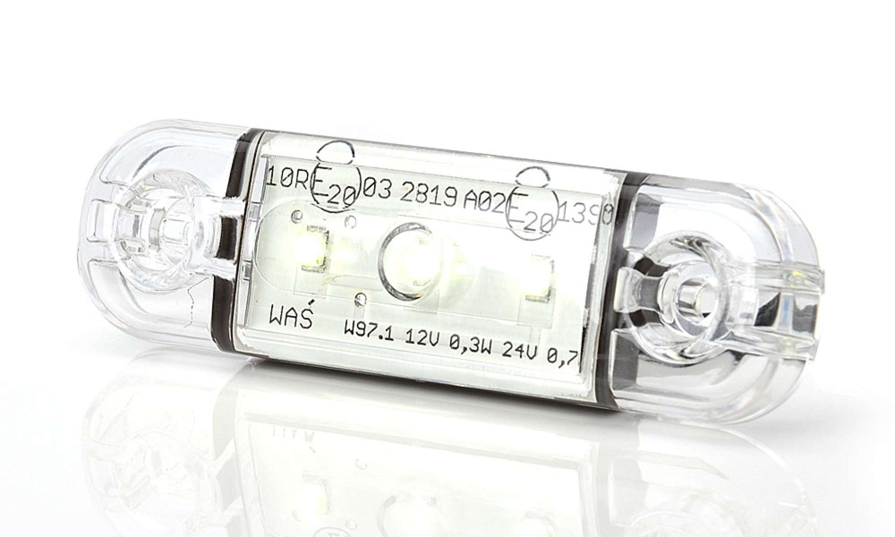 Strands Sivumerkki 3 LED, Kirkas Linssi