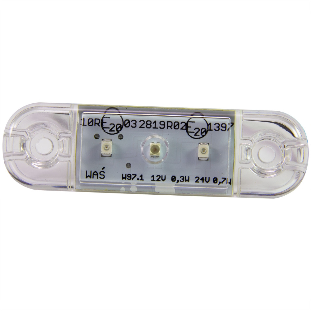 Strands Slim Takavalo 3 LED, Kirkas Linssi