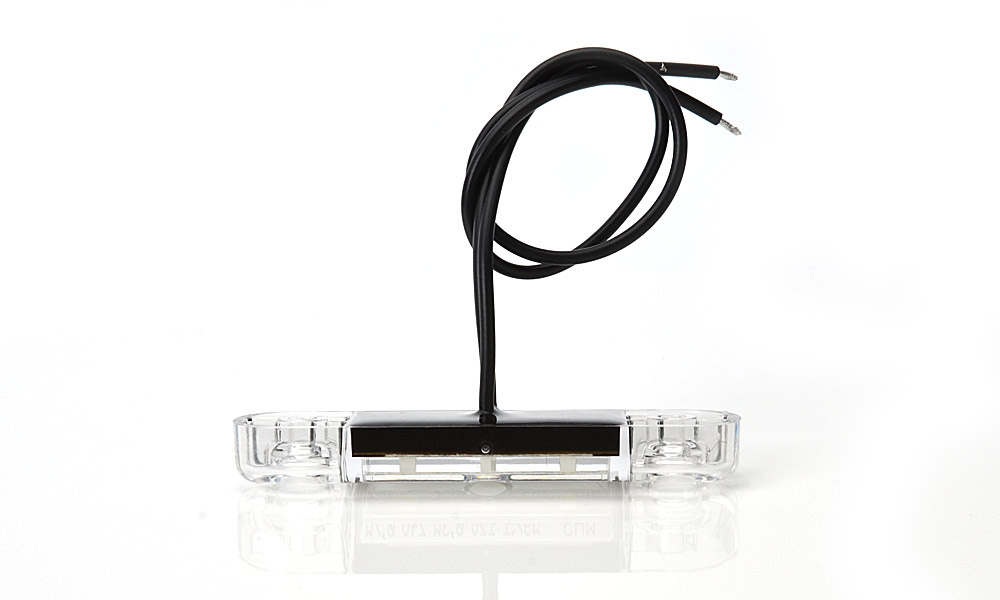 Strands sijaintivalo Valkoinen Slim 3 LED, 9-36V IP68. E-merkattu.