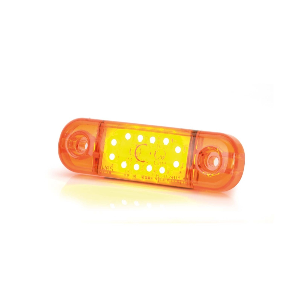 Strands Sidomarkering Slim 12 LED,9-36V IP68. E-Merkki.