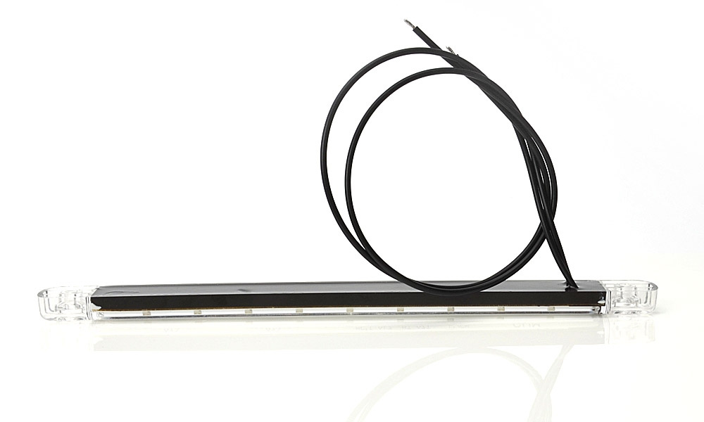 Strands sijaintivalo Valkoinen Slim 9 LED, 9-36V IP68. E-merkattu.