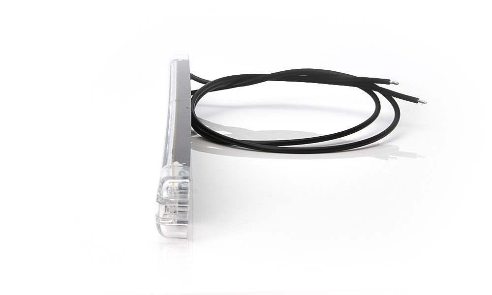 Strands sijaintivalo Valkoinen Slim 9 LED, 9-36V IP68. E-merkattu.