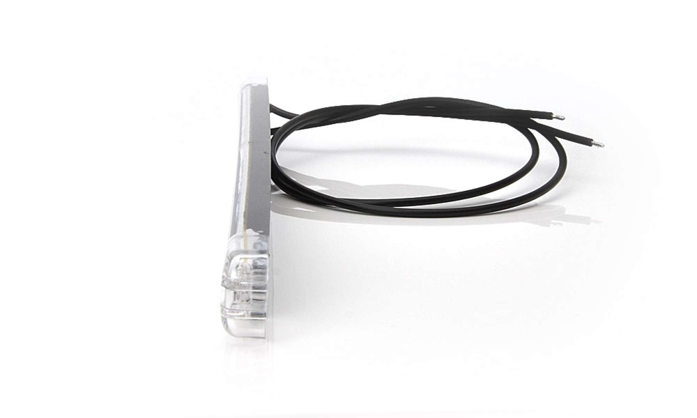 Strands sijaintivalo Valkoinen Slim 9 LED, 9-36V IP68. E-merkattu.