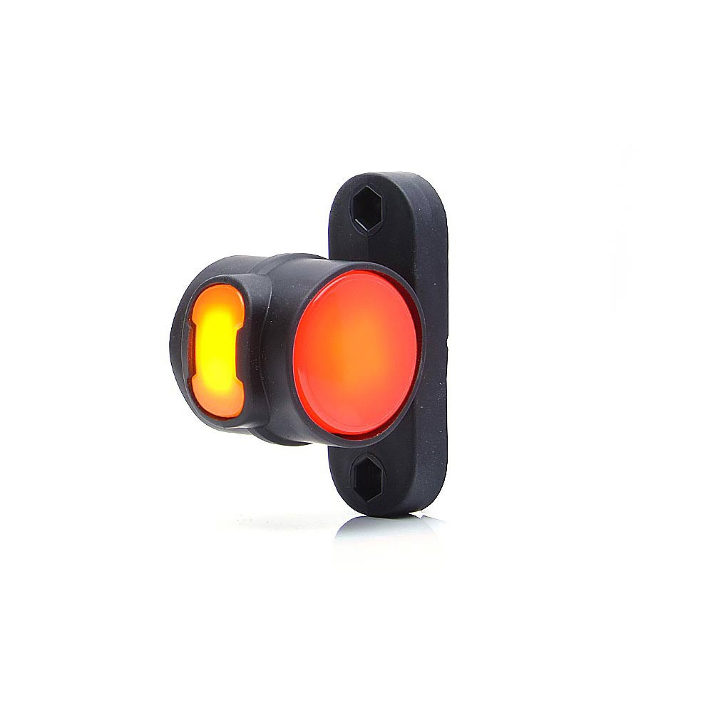 Strands kumikäsivarsi suora, valkoinen, oranssi ja punainen