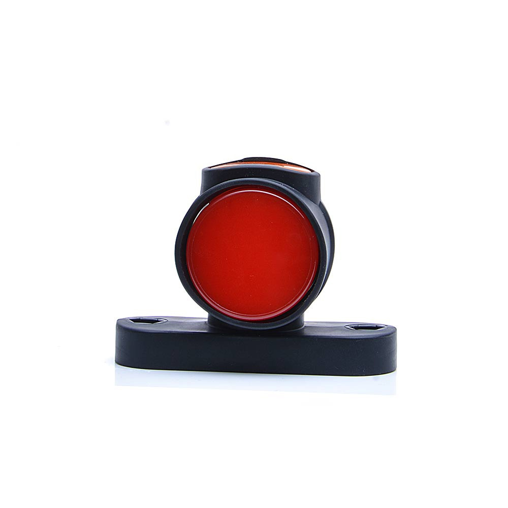 Strands kumikäsivarsi suora, valkoinen, oranssi ja punainen