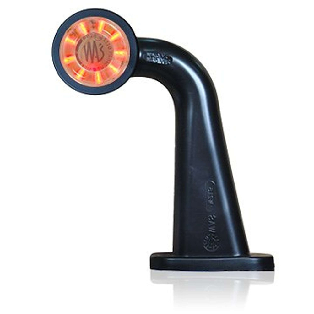 Strands Gummiarm Vit/Punainen LED Oikea, Kirkas lasi. E-merkattu 12-24V