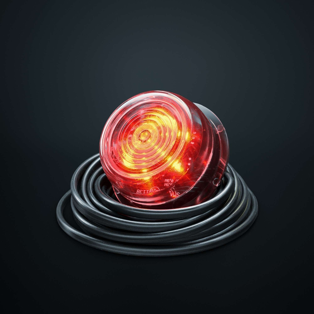 Strands Viking Pituusvalo 6 LED, Punainen