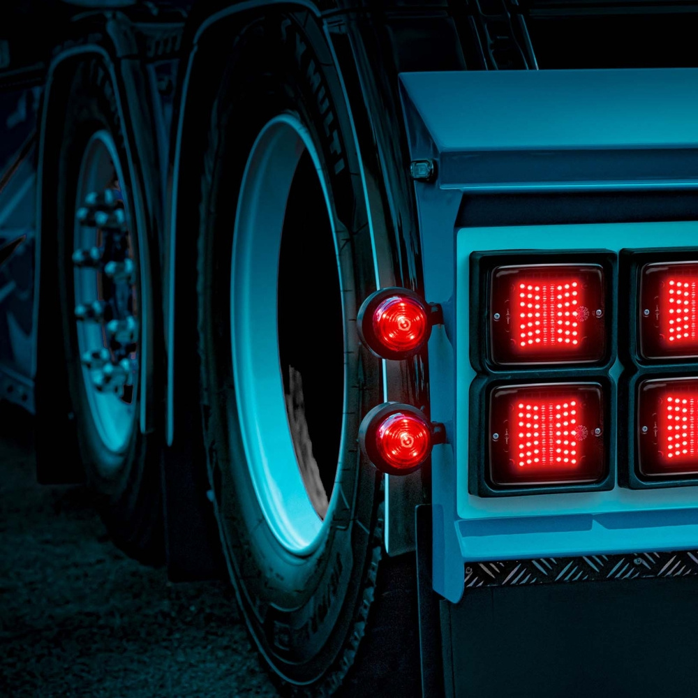 Strands Dark Knight Viking Positiontuli 6 LED, Punainen