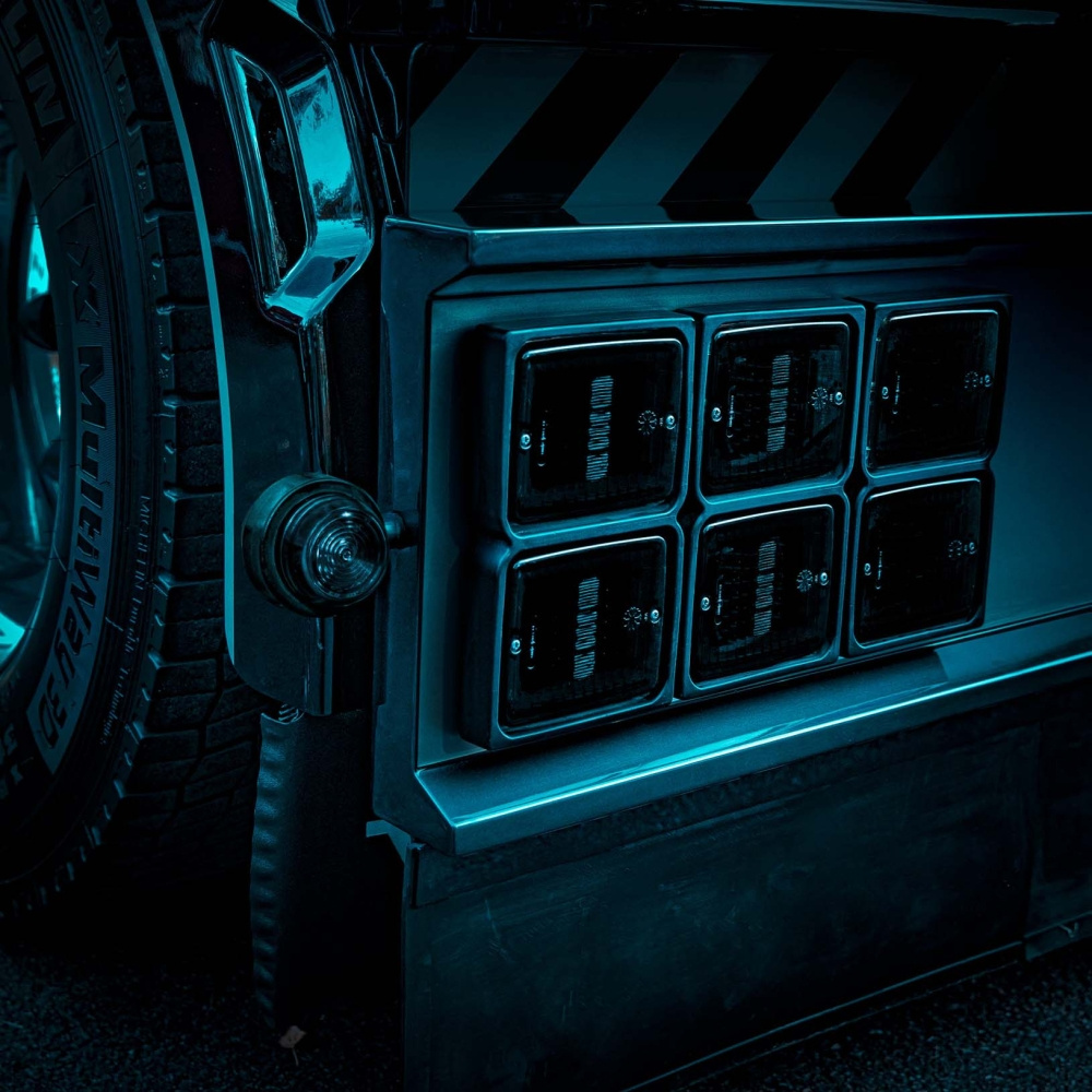 Strands Dark Knight Viking Positiontuli 6 LED, Punainen