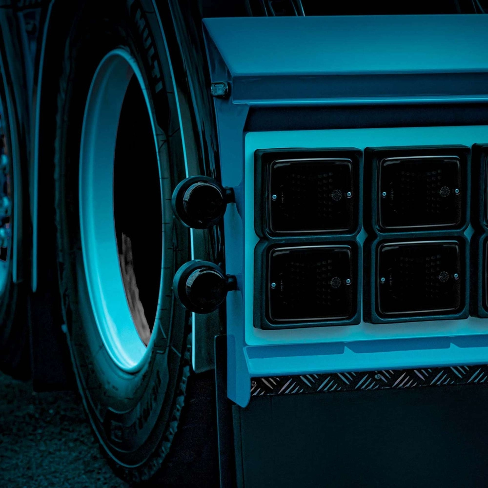 Strands Dark Knight Viking Positiontuli 6 LED, Punainen