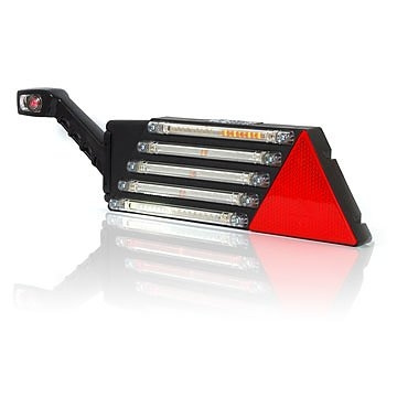 Strands takavalolamppu 8-kammainen vasen.,12-24V LED.