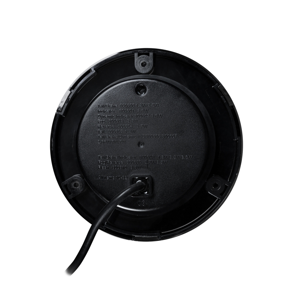 Strands Dark Knight Ize LED Takavalo/Vilkkukytkin Pyöreä