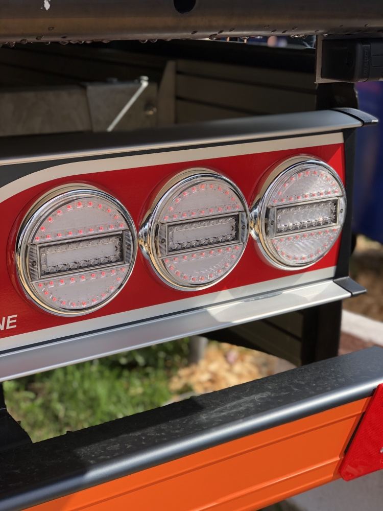 Strands Rund LED 3 Kammiot 12-24V, 142 mm halkaisija Kirkas linssi