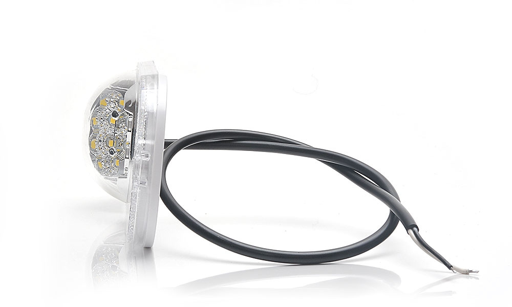 Strands sijaintivalo Valkoinen 12-24V DC