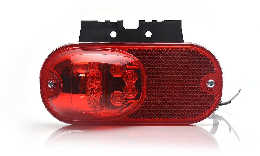 Strands sijaintivalo punainen 12-24V DC