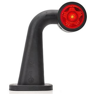 Strands kumikäsivarsi Valkoinen & Punainen, Vasen