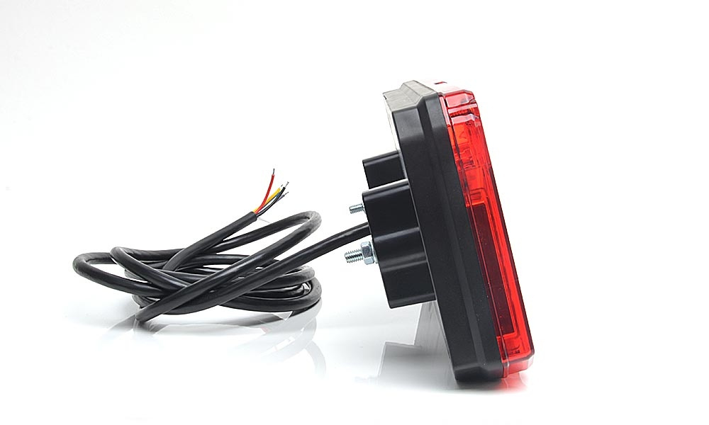 Strands Takolamppu 5 Kammiota LED Vasen,12-24V DC Takana, Jarru, Peruutus, Hämärä, Vilkku