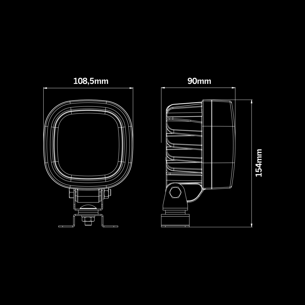 Strands Rock Solid Back/Työvalo 17W