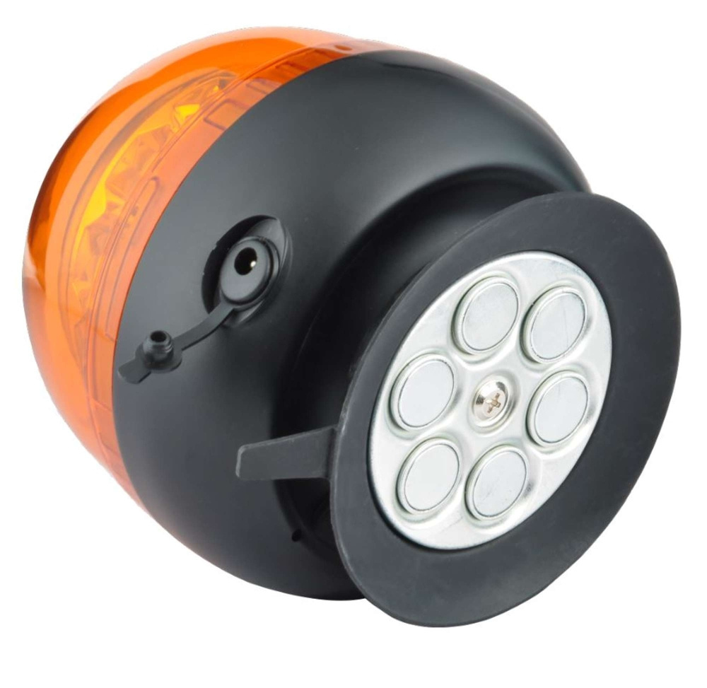 Strands kannettava pyörivä varoitusvalo LED uudelleenladattava