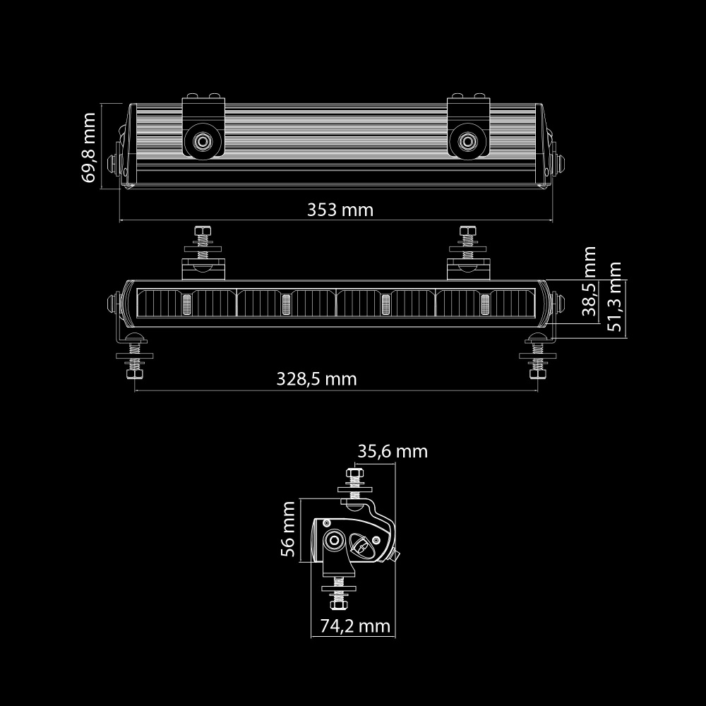 Strands Dark Knight NUUK LED-ramp 14