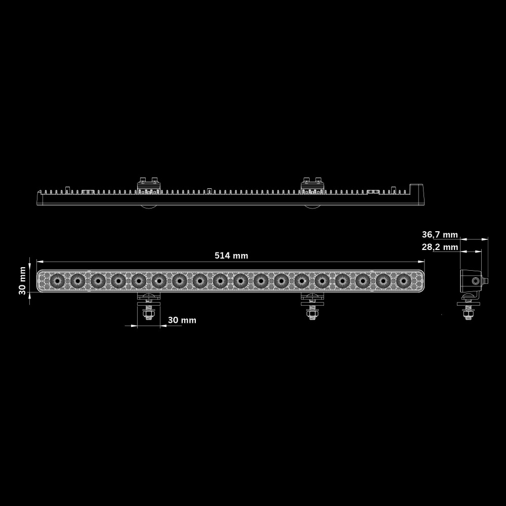 Strands NUUK E-Line Työvalo 80W