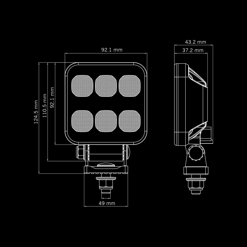 Strands Dark Knight Hardcore Työvalo 32W