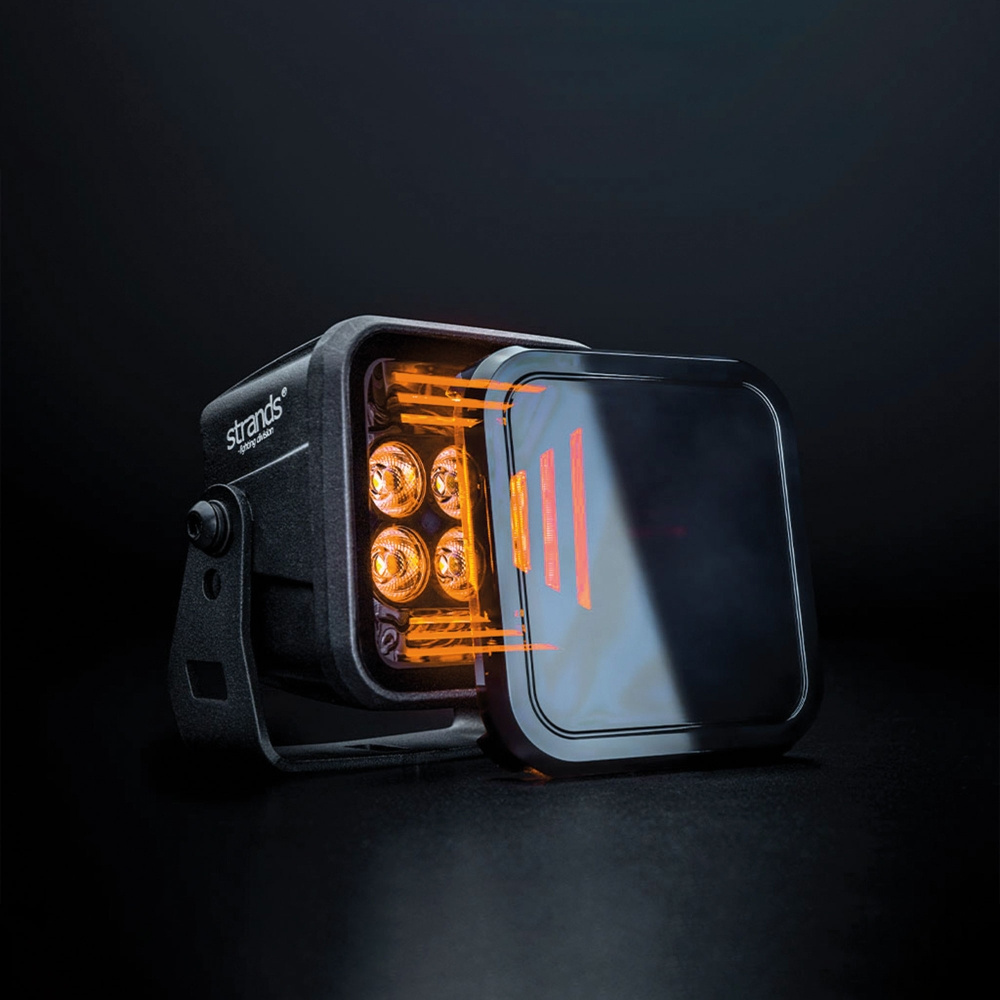 Strands Dark Knight Fortex Työvalo 38W Oranssi