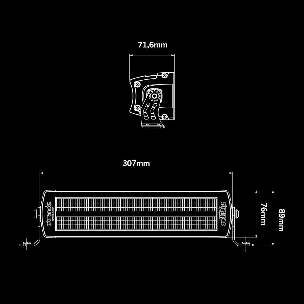Strands Siberia XP Red Tiger Työvalo Ramppi 12
