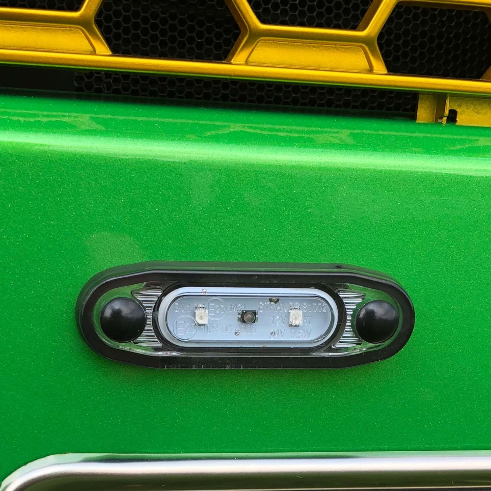 Strands Pos.Ljus Sld Valkoinen LED, Valkoinen Lasi.,79X26Mm 5M Kaapeli