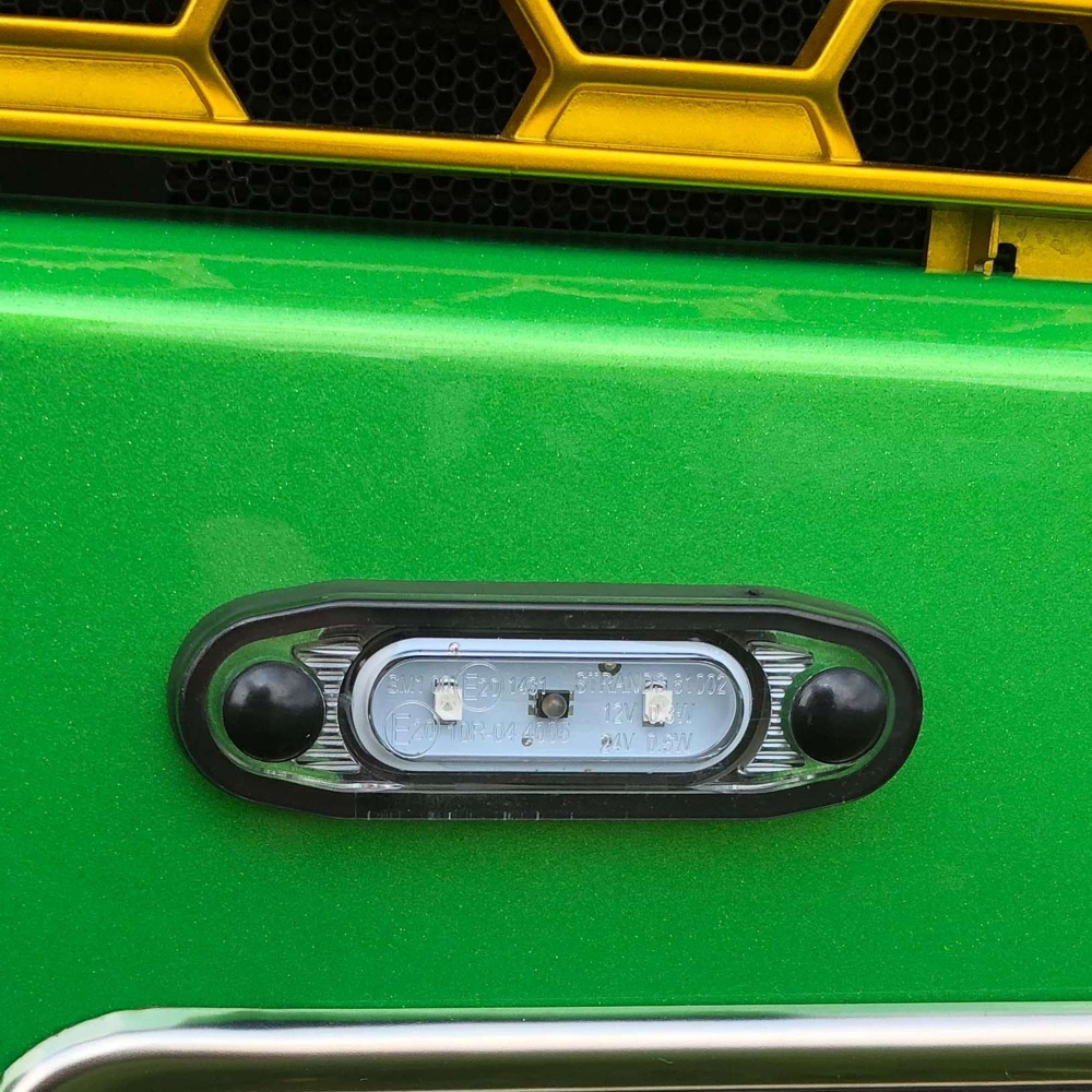 Strands Pos.Ljus Sld Valkoinen LED, Valkoinen Lasi.,79X26Mm 5M Kaapeli