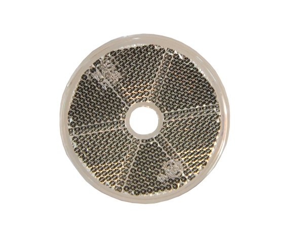 Strands Reflex Valkoinen Pyöreä 60Mm Aukolla. 4-Kappaletta, E-Merkki.