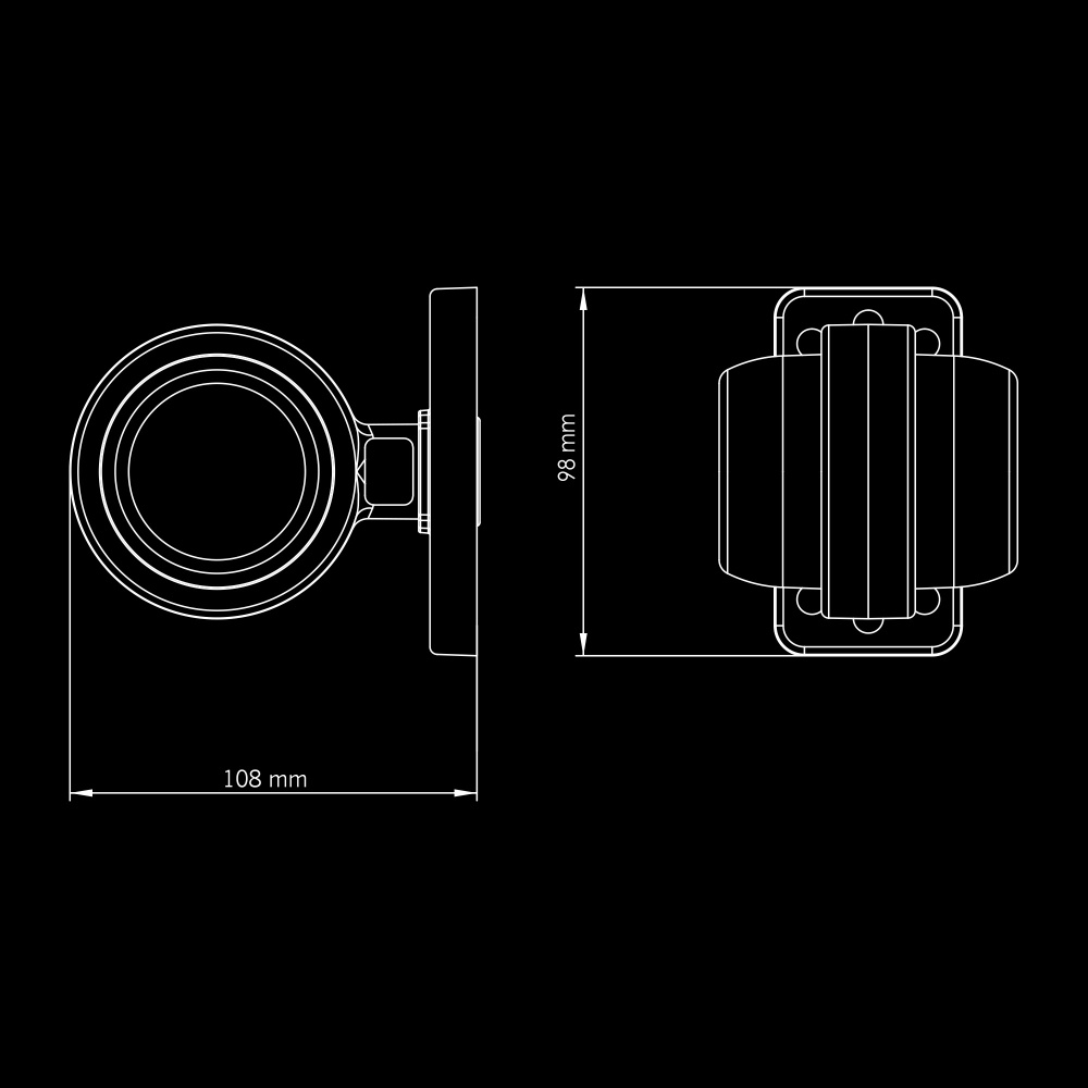 Strands Viking Old School Täydellinen Oranssi/Oranssi Taka- ja sivuvalot/ Sivumerkki