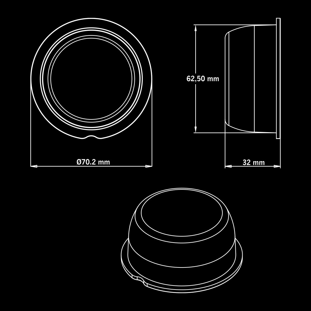Strands Viking Super Dark Positionsvalo Punainen