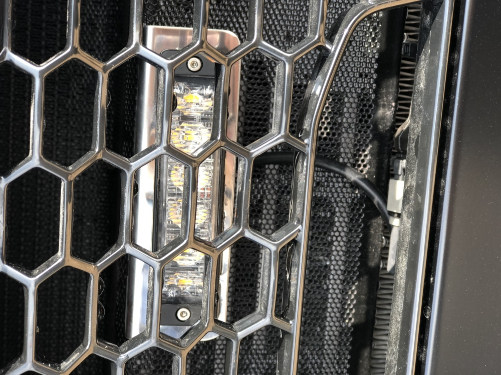 Rannan suunnattu salama-valo oranssi 6 LED