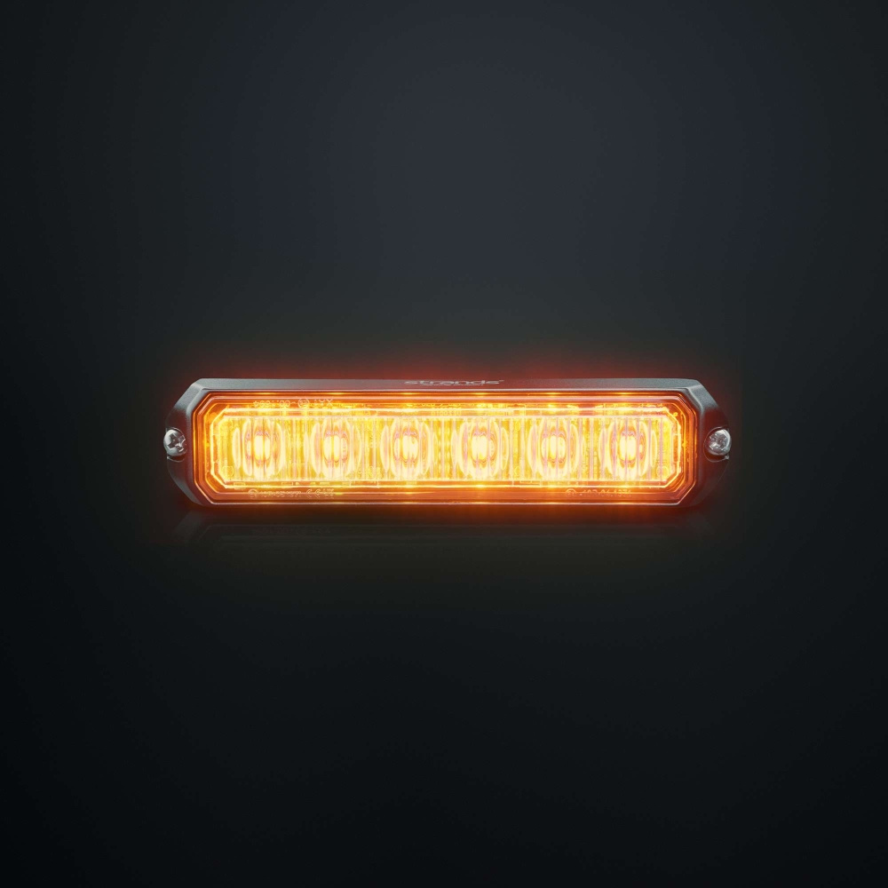 Strands Riktat Blixtljus Oranssi 6 LED