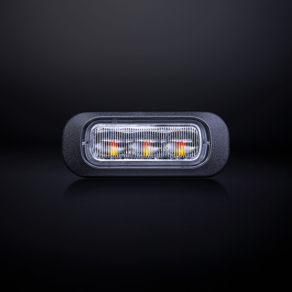 Strands Dark Knight Riktat Blixtivalo Oranssi 3 LED Kirkas Linssi