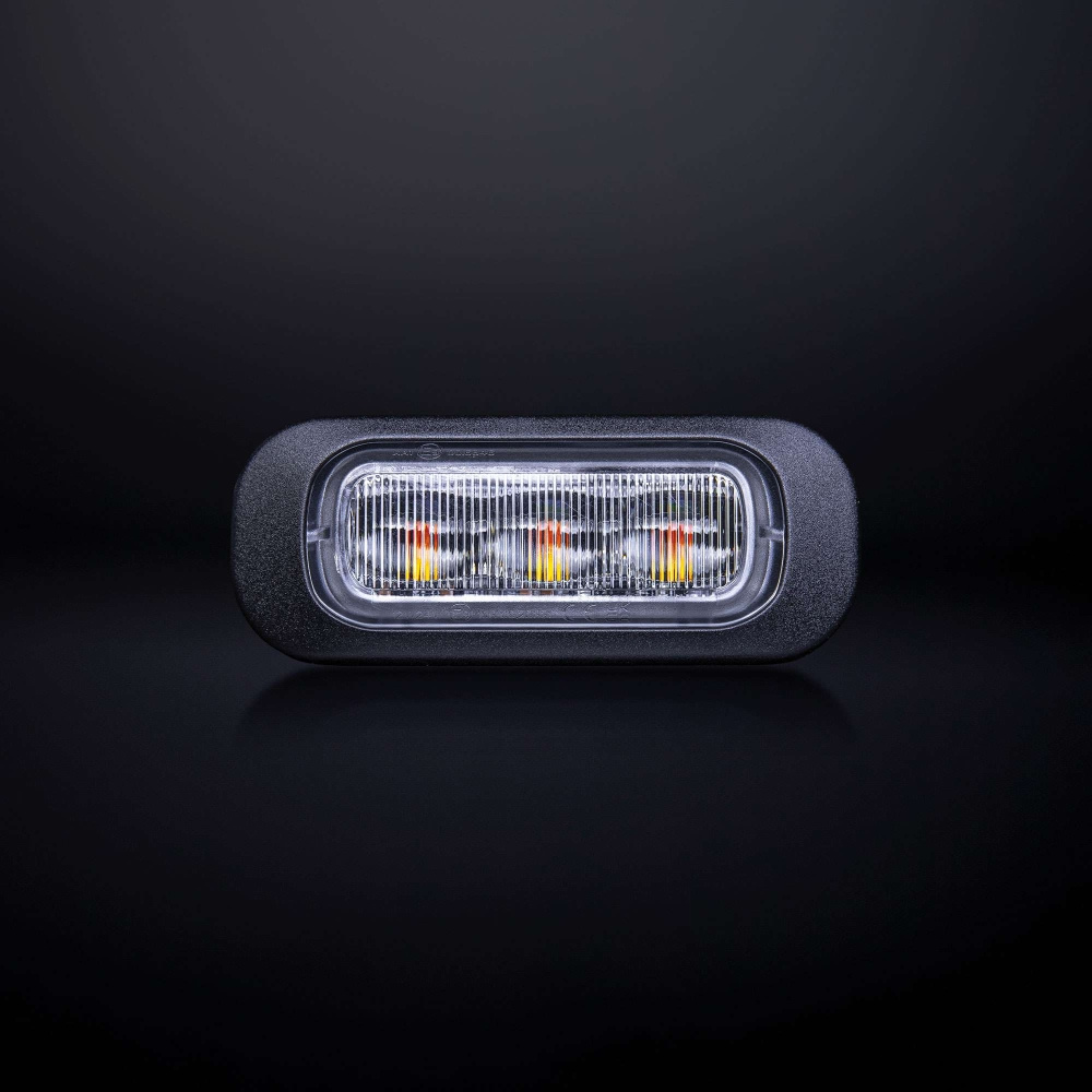 Strands Dark Knight Riktat Blixtivalo Oranssi 3 LED Kirkas Linssi