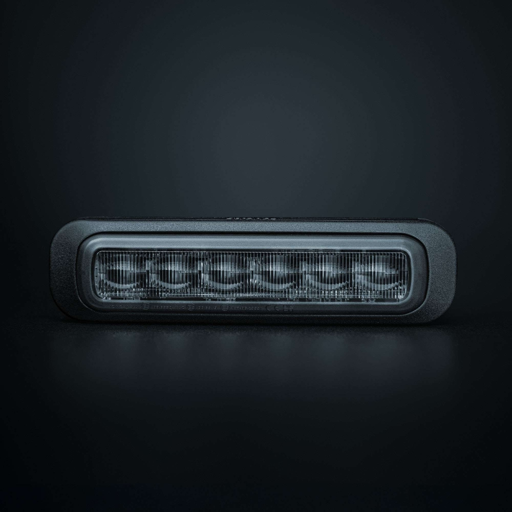 Strands Dark Knight Riktat Blixtivalo Sininen 6 LEDiä