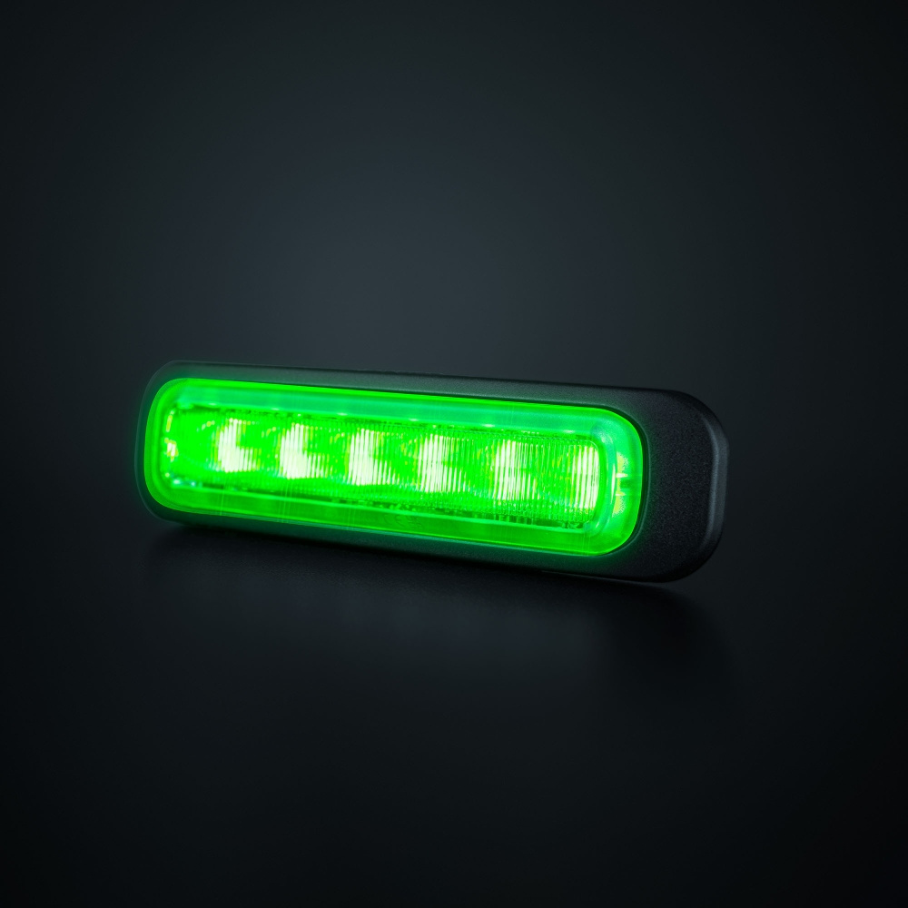 Strands Dark Knight Riktat Blixtivalo Green 6 LED