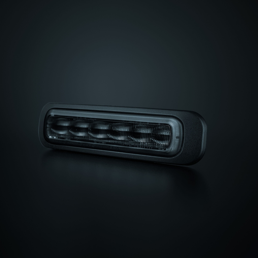 Strands Dark Knight Riktat Blixtivalo Punainen 6 LED