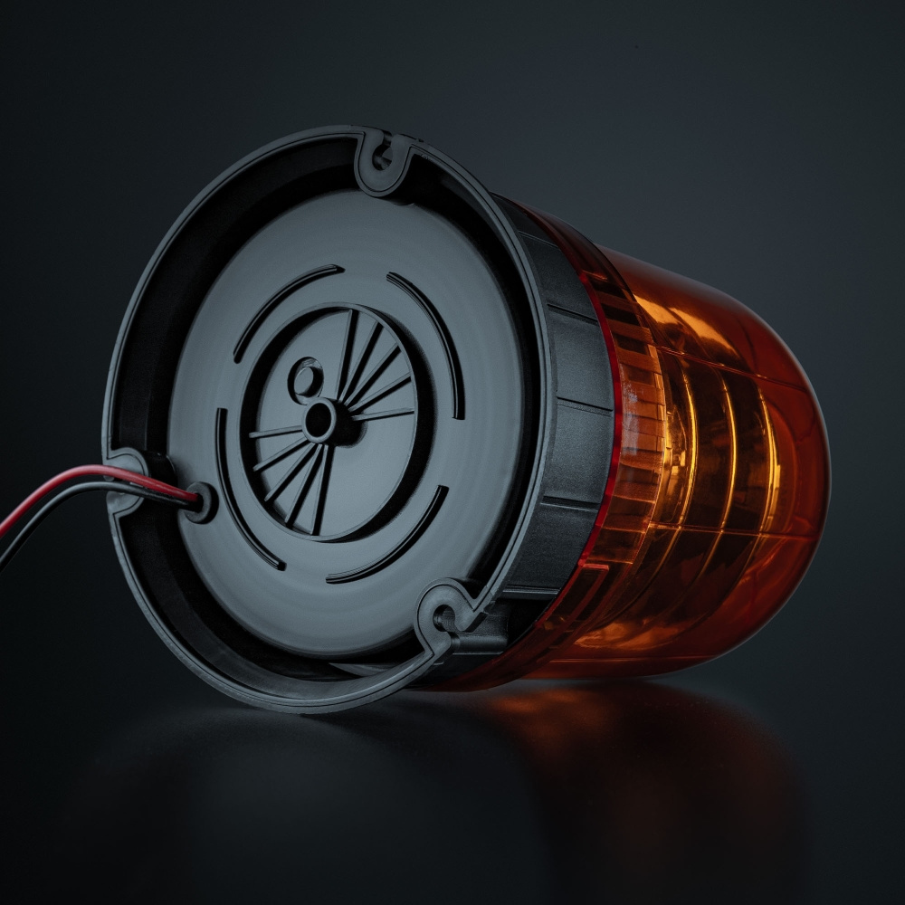 Strands Big Energy XL Pyörivä varoitusvalo oranssi linssi