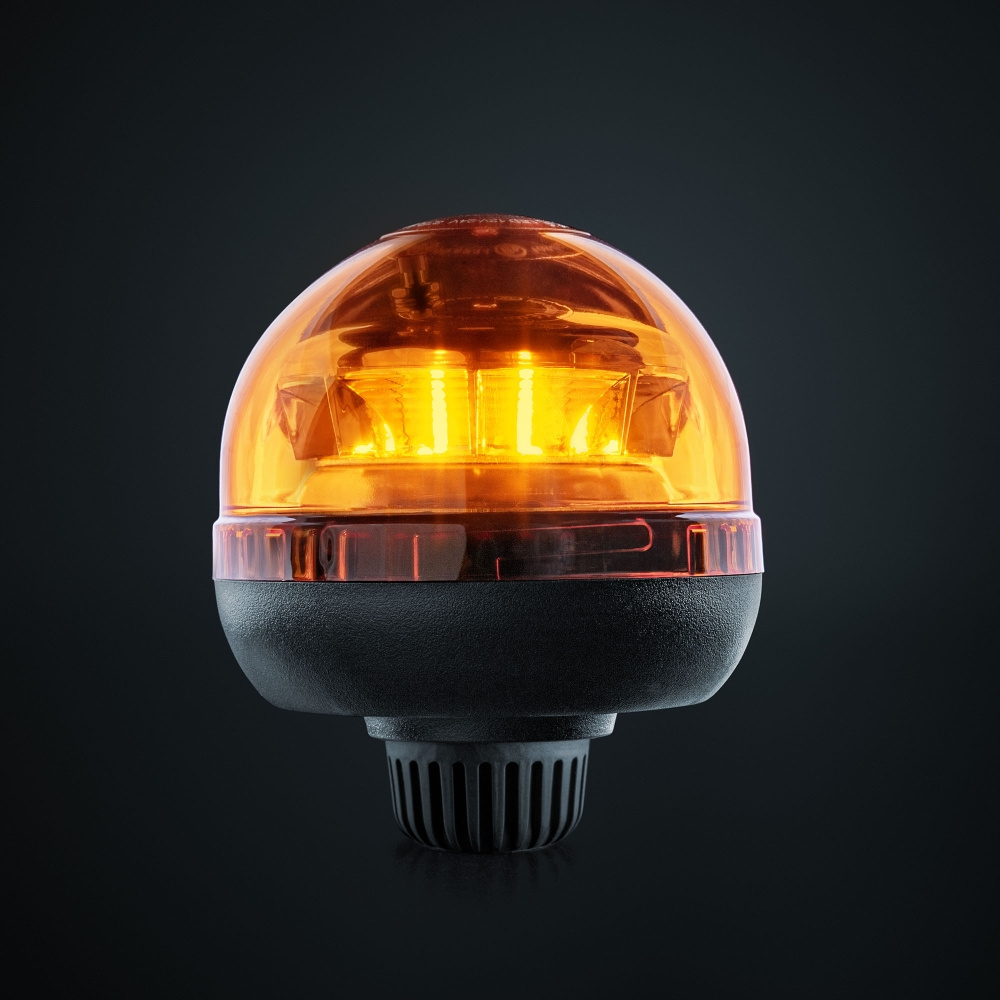 Strands Big Energy Pyörivä varoitusvalo oranssi linssi varmistinkiinnitys