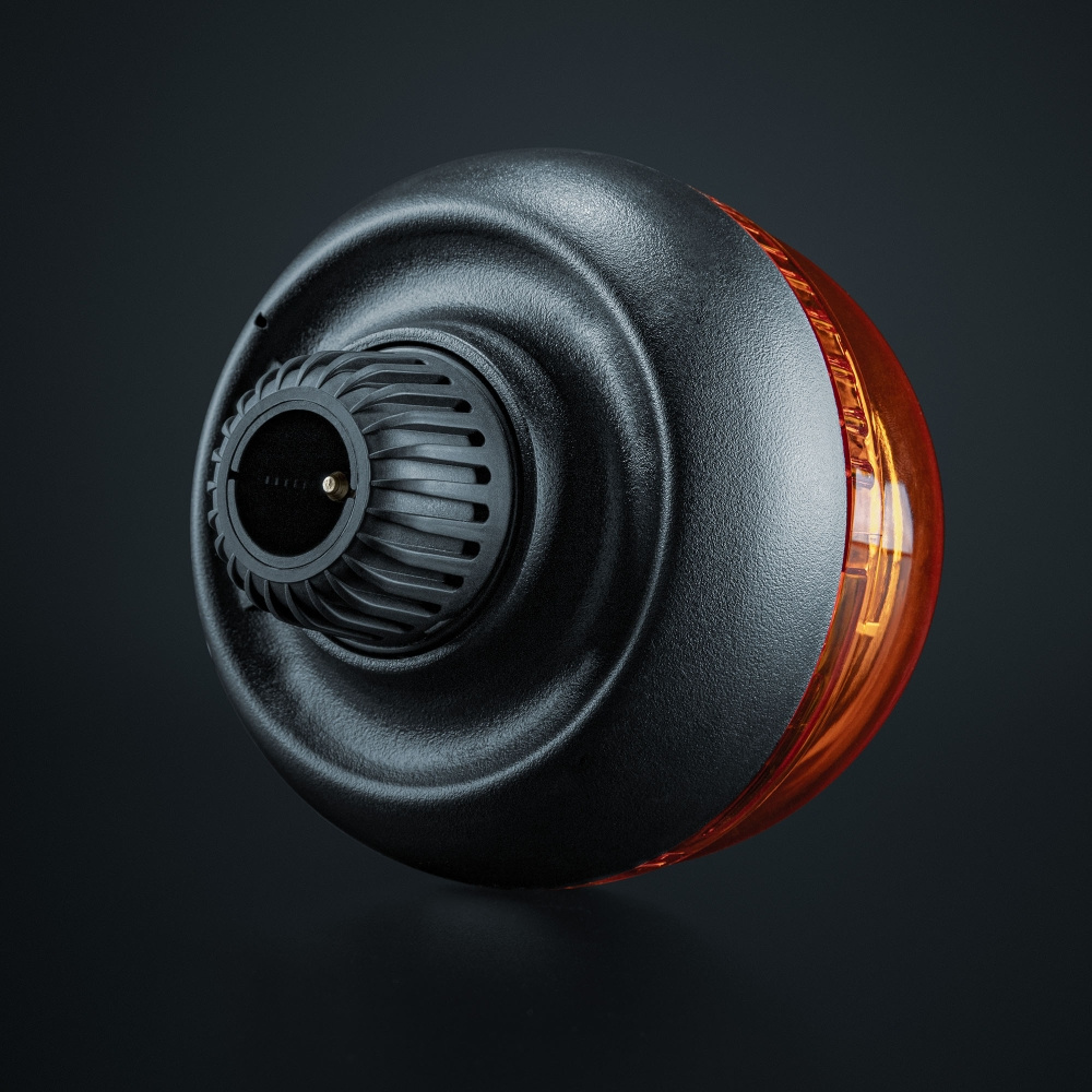 Strands Big Energy Pyörivä varoitusvalo oranssi linssi varmistinkiinnitys