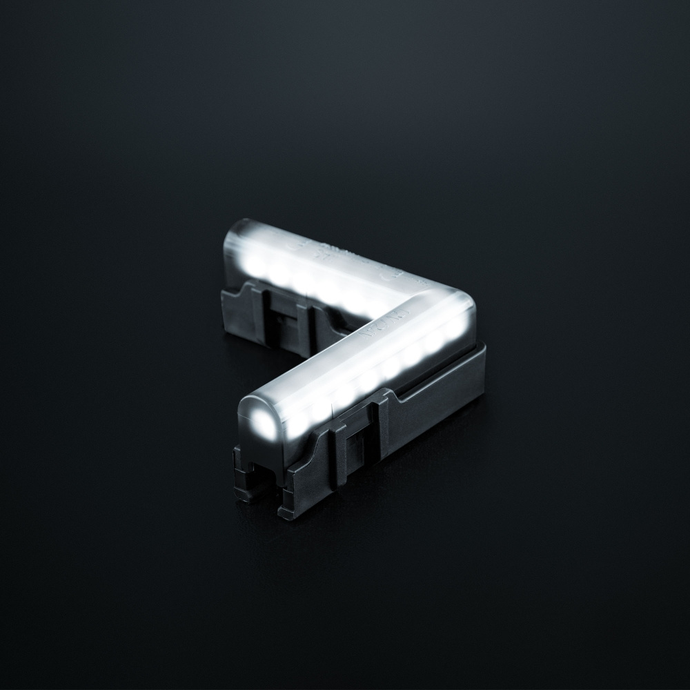 Strands Freedom Dark Line Valkoinen Kulmapositiontuli