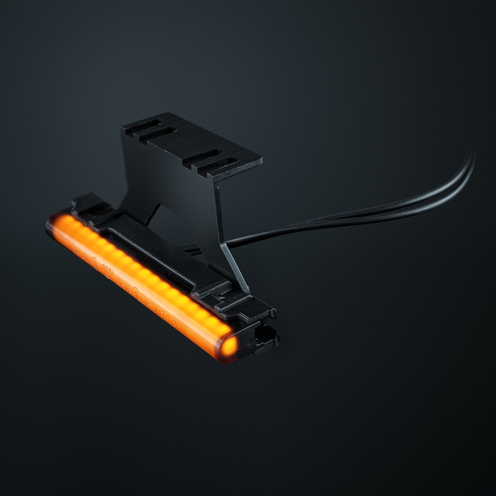 Strands Freedom Dark Line Orange Sivumerkki