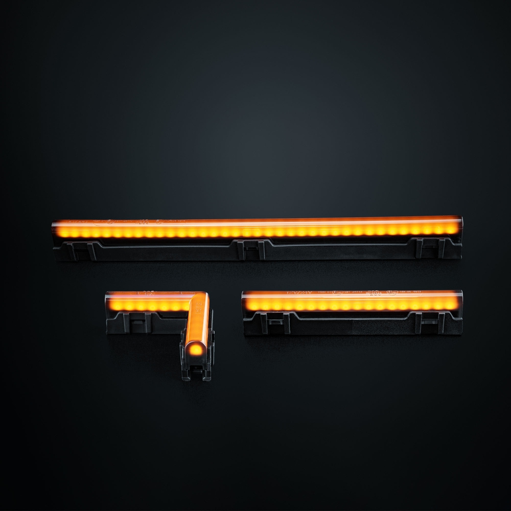 Strands Freedom Dark Line Orange Sivumerkki