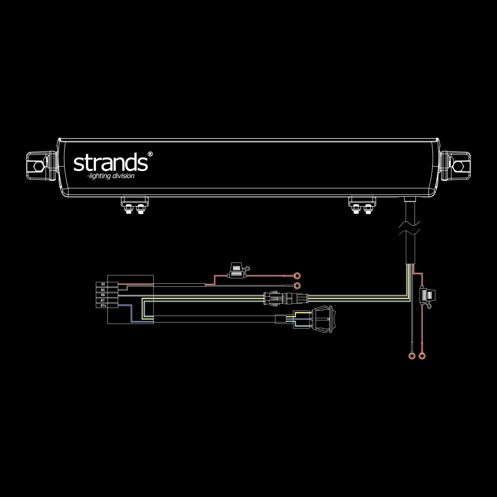 Strands Skylord LED-valopalkki 20