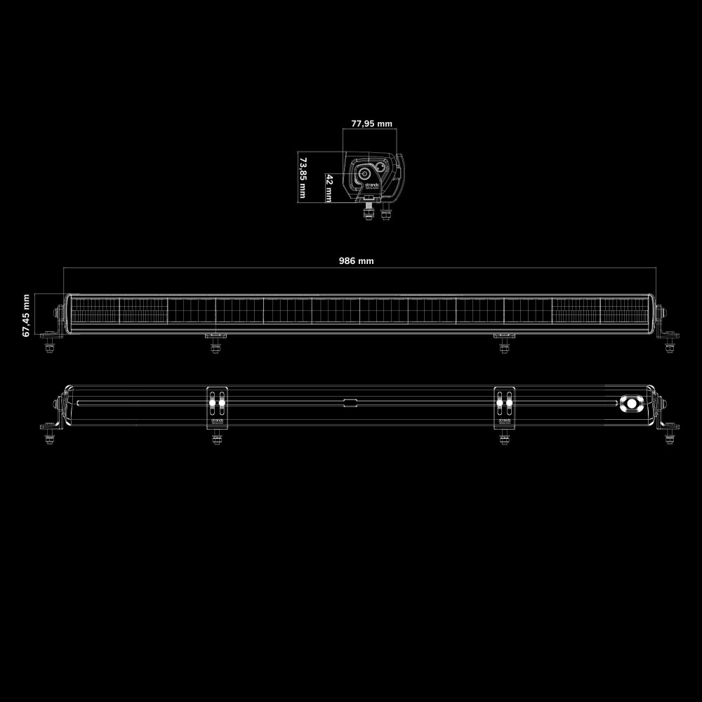 Strands Skylord LED-valopalkki 40